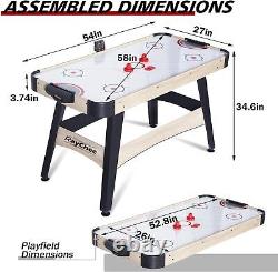 Air Hockey Table Indoor Powered Hockey Game Table with2 Pucks, 2 Pushers