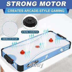 Air Hockey Table, Portable Hockey Game Table for Kids and Adults, Indoor Elec