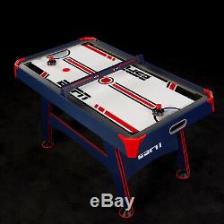 Air Hockey Table Powered Overhead Electronic Scorer Recreation Game Room Durable