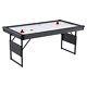 Air Hockey Table Set Foldable Powered Game Room Sturdy Fun Playtime 66