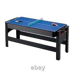 Air Hockey Table Tennis Flip 6' 3-In-1 Game Table Billiard/Pool US ONLY NEW