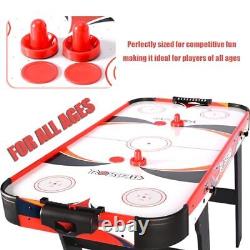 Air Hockey Table for Game Room, Home, Office with 2 Pucks, 2 Pushers, Powerful