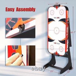 Air Hockey Table for Game Room, Home, Office with 2 Pucks, 2 Pushers, Powerful 1