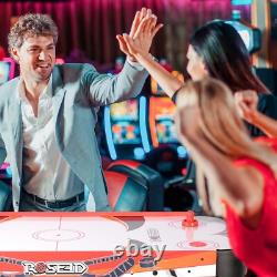 Air Hockey Table for Game Room, Home, Office with 2 Pucks, 2 Pushers, Powerful 1