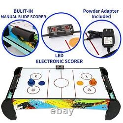 Air Hockey Table for Kids 38Inch Tabletop Air Hockey for Children, Girls, Boys