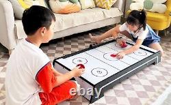Air Hockey Table for Kids Tabletop Air Hockey for Children, Girls, Boys, Te