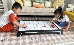 Air Hockey Table for Kids Tabletop Air Hockey for Children, Girls, Boys, Te