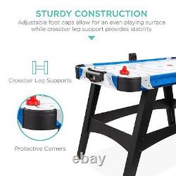 Air Hockey Table with 2 Pucks, 2 Paddles, LED Score Board 58in