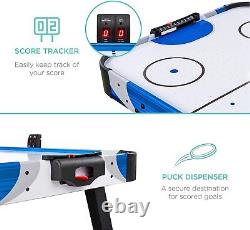 Air Hockey Table with 2 Pucks, 2 Paddles, LED Score Board 58in- For game Table