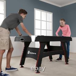 Air Hockey Table with Arcade Electronic Scorer, Perfect for Family Game Rooms