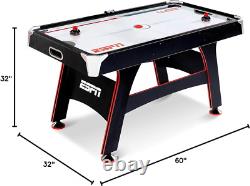 Air Hockey Table with Arcade Electronic Scorer, Perfect for Family Game Rooms