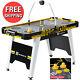 Air Hockey Table with Electronic LED Score Board Gameroom Home Room Dorm Play Game