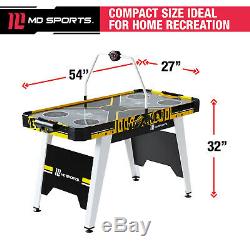 Air Hockey Table with Electronic LED Score Board Gameroom Home Room Dorm Play Game