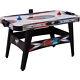 Air Hockey Table with LED Strikers and Flashers black -31.00 x 27.00 x 54.00