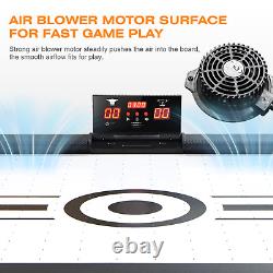 Air Indoor Hockey Table 72 With Puck Pusher LED Electronic Score System Game Home