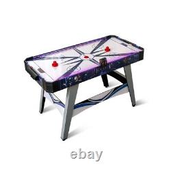 Air Powered Hockey Arcade Game Table with2 Pushers Pucks & 12V Powerful Fan Motor