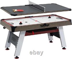 Air Powered Hockey Multiple Styles, Game Table, Indoor Arcade Gaming Sets with E