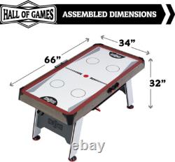 Air Powered Hockey Multiple Styles, Game Table, Indoor Arcade Gaming Sets with E