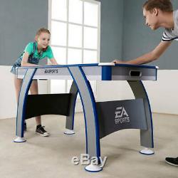 Air Powered Hockey Table 54 Inch Game Play LED Electronic Scorer Sturdy Leg EA