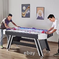 Air-Powered Hockey Table, 72 Indoor Hockey Table for Kids and Adults