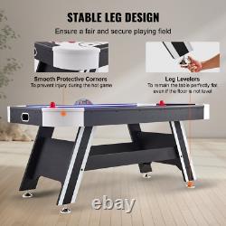 Air-Powered Hockey Table, 72 Indoor Hockey Table for Kids and Adults