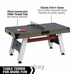 Air Powered Hockey Table Multiple Styles 66 Table Tennis Conversion