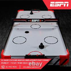 Air Powered Hockey Table With Overhead LED Scorer Family Game Night 60 5FT NEW