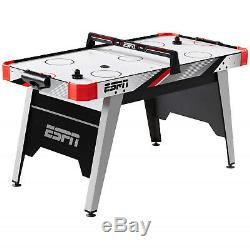 Air Powered Hockey Table With Overhead LED Scorer Family Game Night 60 5FT New