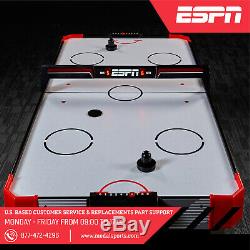 Air Powered Hockey Table With Overhead LED Scorer Family Game Night 60 5FT New