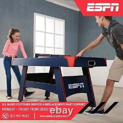 Air Powered Hockey Table with Overhead Electronic Scorer 60 inch Indoor Game New