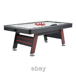 Airzone 84 Air Hockey Table, High End Blower Red/Black Arcade Game Pucks Set