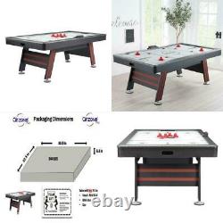 Airzone Air Hockey Table With High End Blower, 84, Red And Black