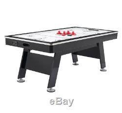 Airzone Air Hockey Table w High-end blower 80 Black and Chrome
