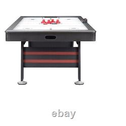 Airzone Air Hockey Table with High End Blower, 84, Red and Black