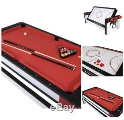 Atomic 2-in-1 Flip Top Game Table 7 Feet Air Hockey and Billiards Pool Table