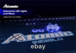 Atomic 90 Indiglo LED Light UP Arcade Air Powered Hockey Table Includes Light