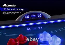 Atomic 90 Indiglo LED Light UP Arcade Air Powered Hockey Table Includes Light