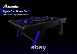Atomic 90 Indiglo LED Light UP Arcade Air Powered Hockey Table Includes Light