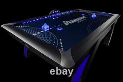 Atomic 90 Or 7.5 Ft Led Light Up Arcade Air Powered Hockey Tables