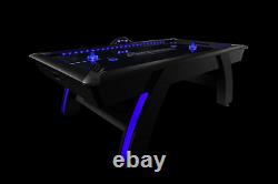 Atomic 90 Or 7.5 Ft Led Light Up Arcade Air Powered Hockey Tables