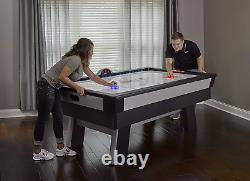 Atomic 90 or 7.5 Ft LED Light up Arcade Air Powered Hockey Tables Includes Li