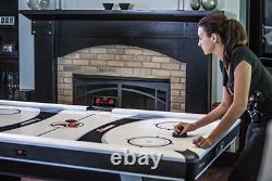 Atomic Blazer 7 Air Hockey Table with Electronic Score Keeping with Rail-integr