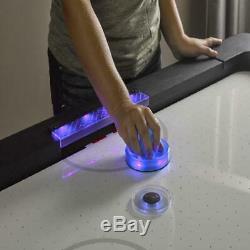 Atomic Top Shelf 7.5' LED Illuminated Air Hockey Table for Air-Powered Play