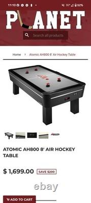 Atomic air hockey table