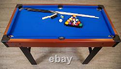 BG1131M Triad 3-In-1 48-In Multi Game Table with Pool, Glide Hockey, and Table T