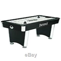 BRUNSWICK BILLIARDS 51870697002 Windchill Air Hockey Table, Aluminum Rail