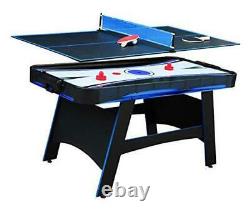 Bandit 5-Ft Air Hockey and Table Tennis Multigame Table, Great for Family