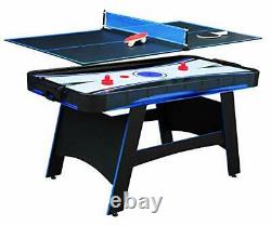 Bandit 5-Ft Air Hockey and Table Tennis Multigame Table, Great for Family