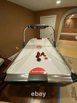 Barely Used Air Hockey Table 84 Regulation Size with Electronic Scoreboard