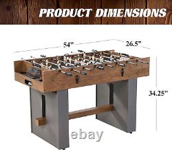 Barrington 3-In-1 Combination Game Table 54, Foosball, Air-Powered Hockey and T